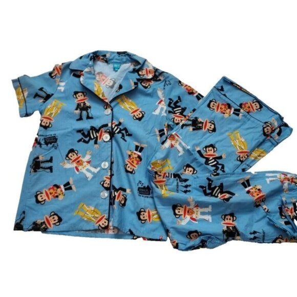 Vintage Paul Frank Limited Edition Elvis Julius Pajama Set, Size Small - Picture 1 of 9